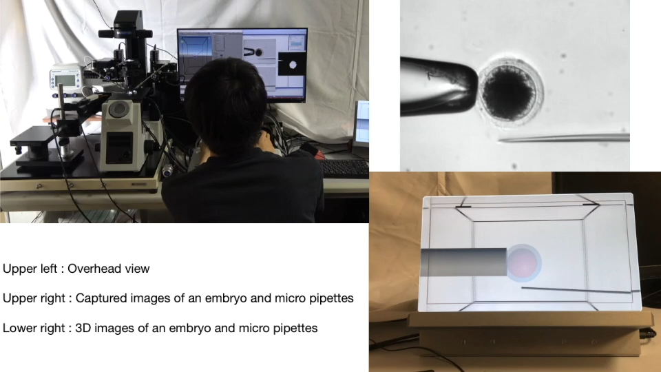 微細操作の実時間3次元画像呈示システム